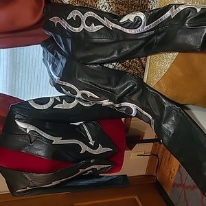 Vintage Michael Hoban black/silver 2pc suit